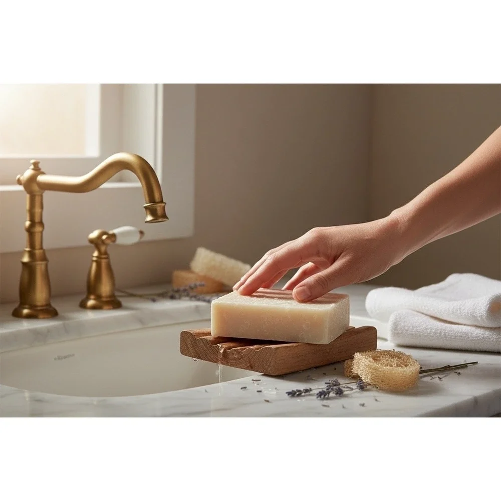 Michelle's Creatives Sandalwood Moisturizing Soap Unisex 4oz New Vegan Handmade